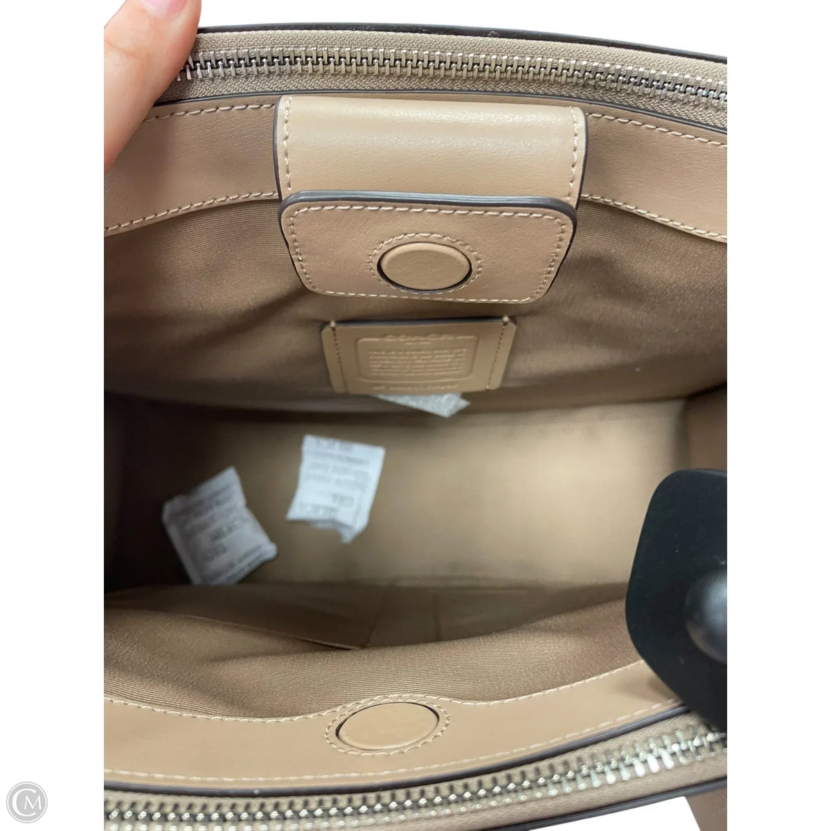 Handbag Designer By Coach, Size: Medium