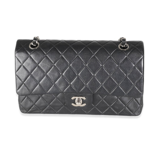 Chanel Black Quilted Lambskin Medium Classic Double New Bag