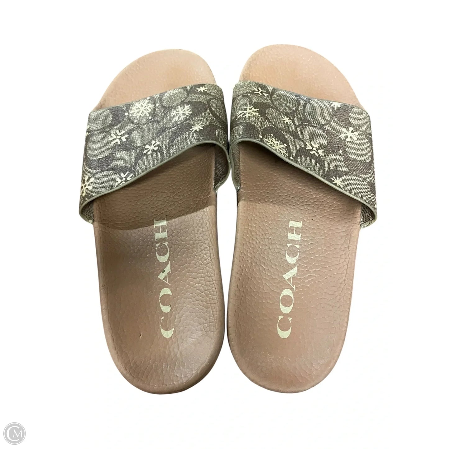 Sandals Designer By Coach In Brown, Size: 8