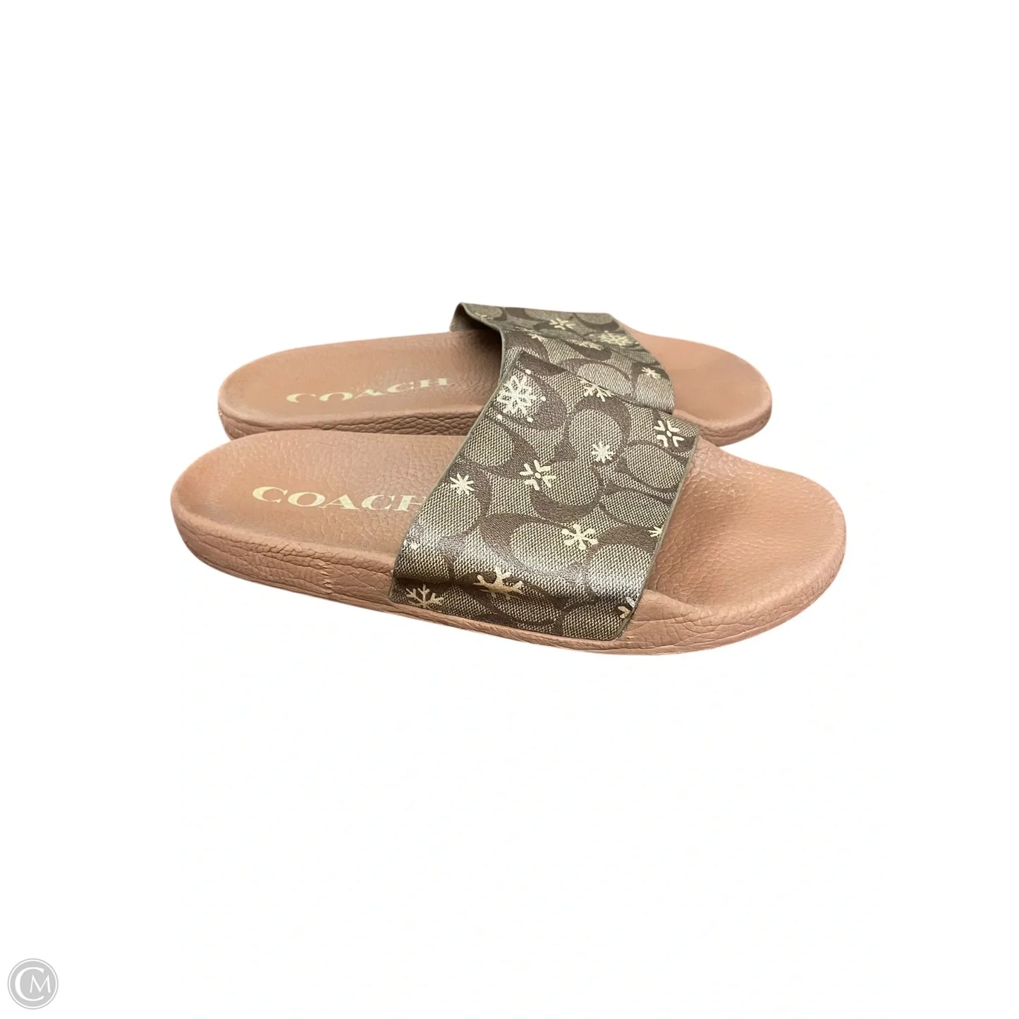 Sandals Designer By Coach In Brown, Size: 8
