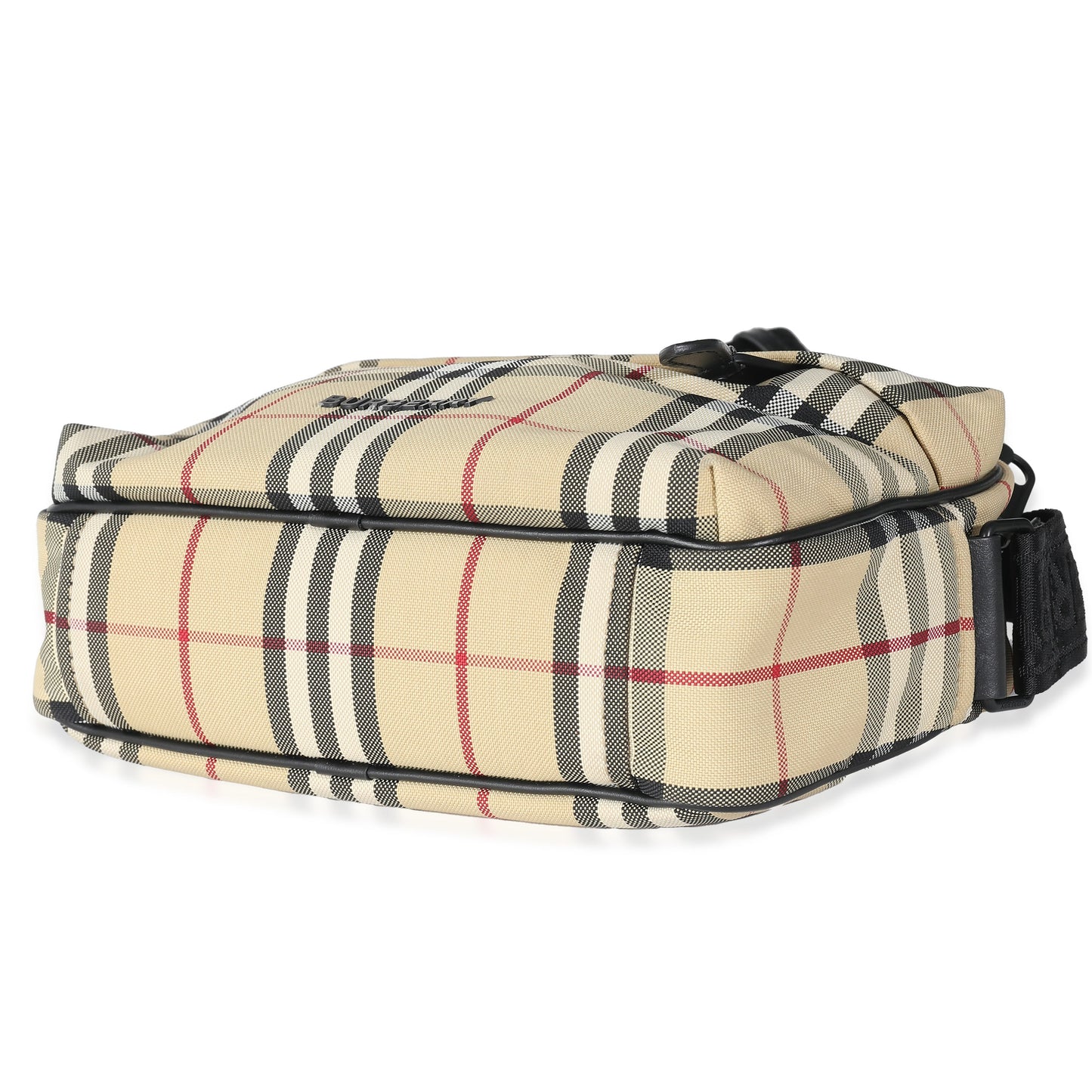 BURBERRY Archive Beige Nylon Vintage Check Paddy Bag