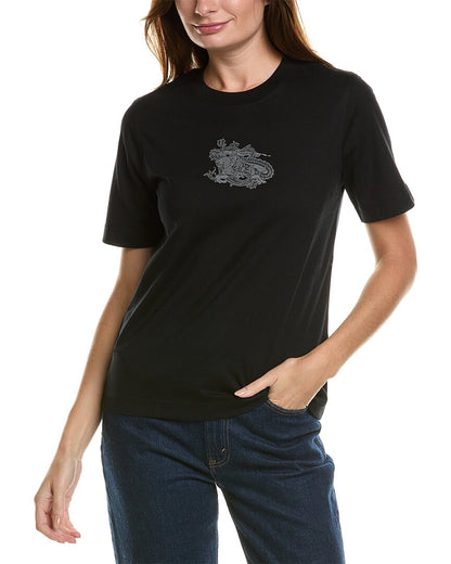 Burberry Paisley Ekd T-Shirt Black