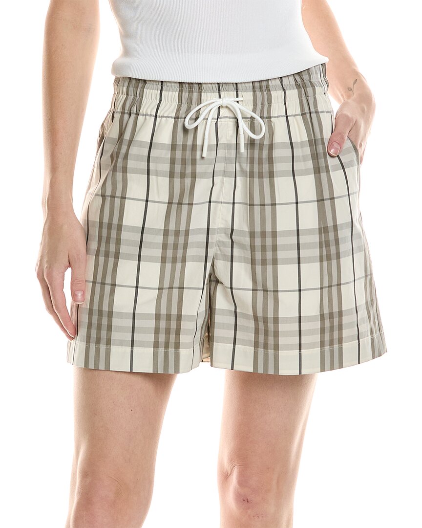 Burberry Check Cotton Short