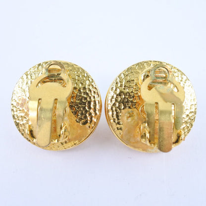 CHANEL Earring Plated Gold, Faux Pearl gold Women Used