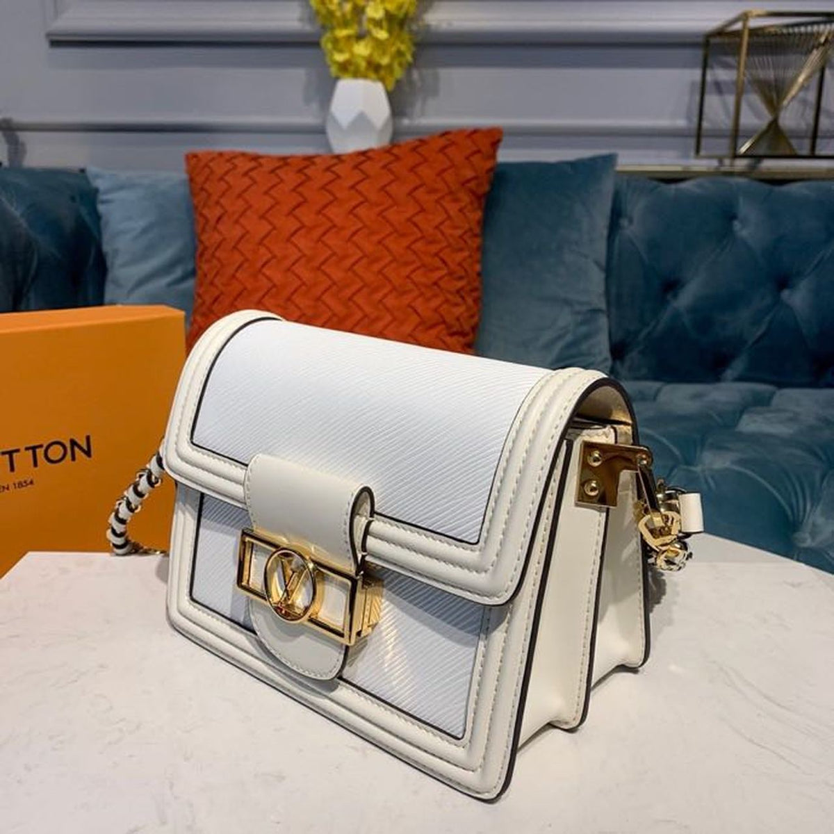 LV Mini Dauphine Spring 2020 Snow