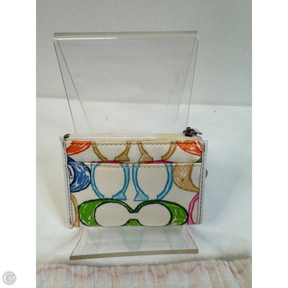 Coin Purse Designer By Coach, Size: Small