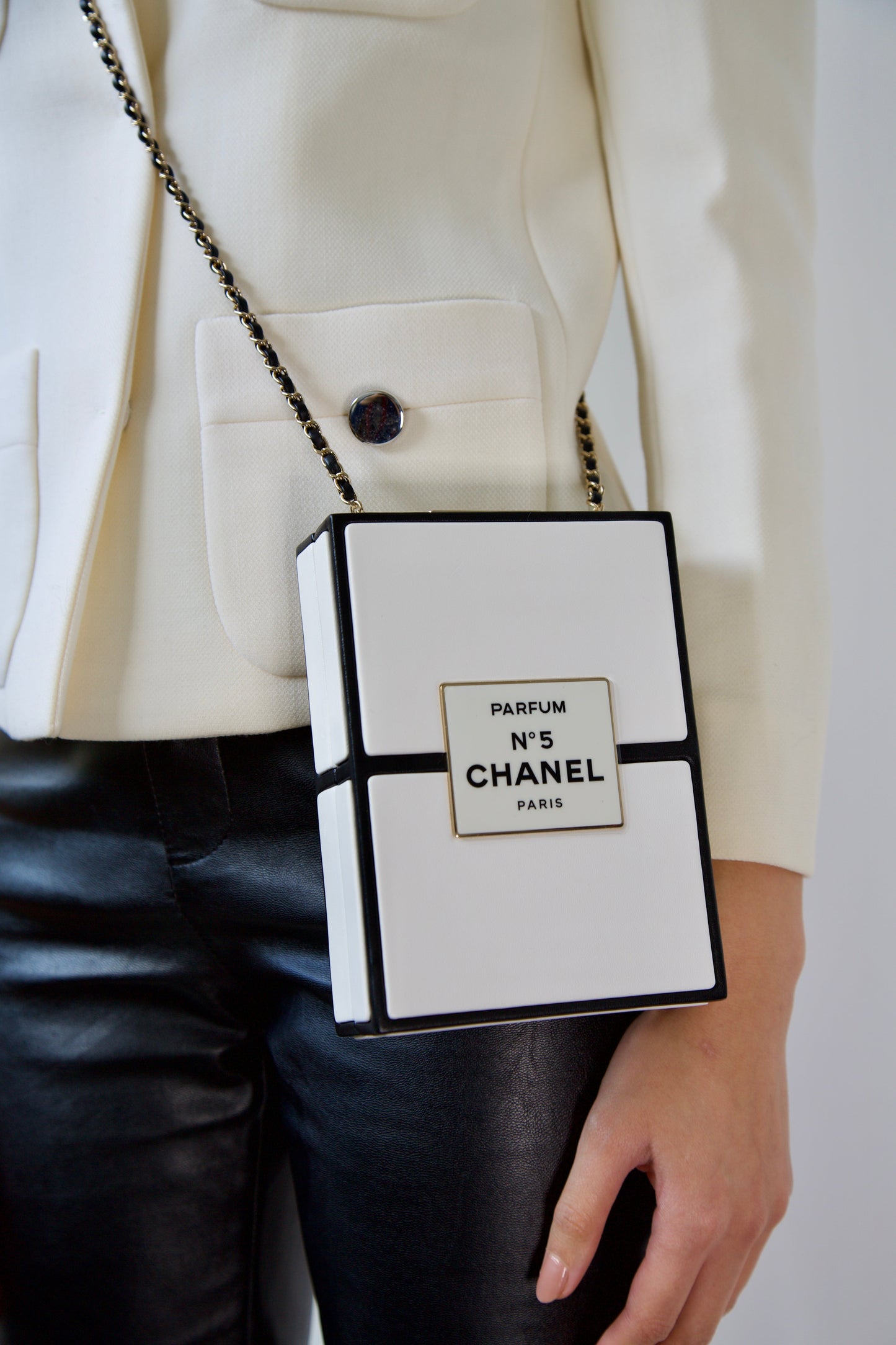 No.5 Perfume Box Minaudière Clutch