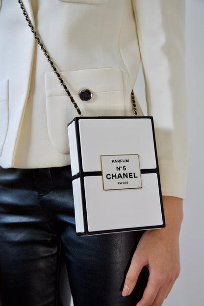 No.5 Perfume Box Minaudière Clutch