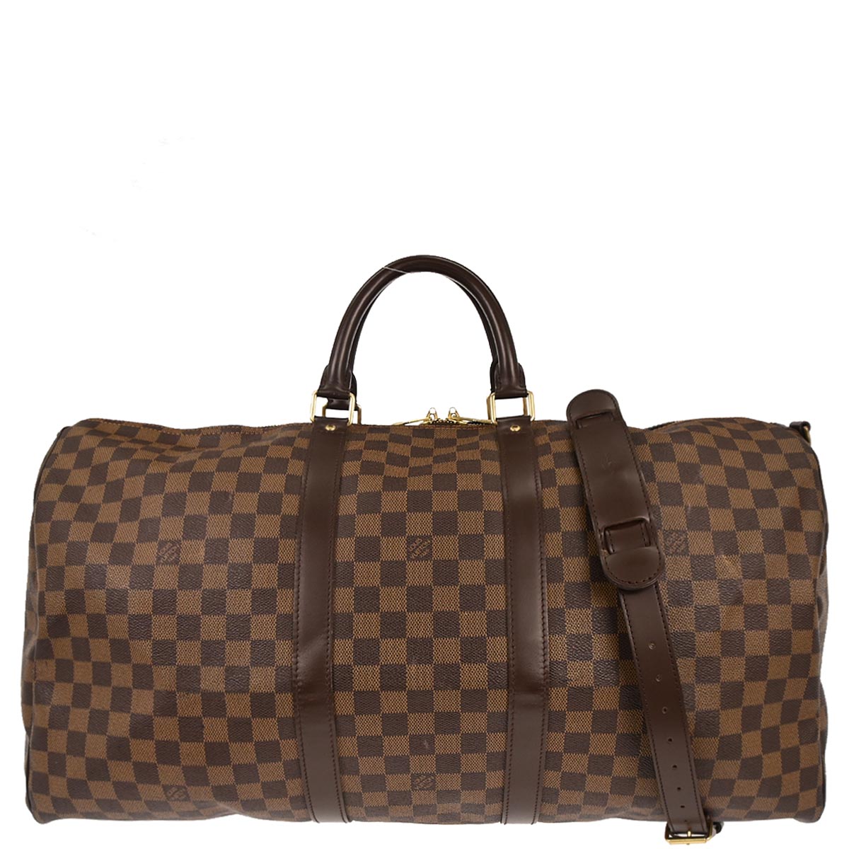 Louis Vuitton 2006 Damier Keepall Bandouliere 55 Duffle Bag N41414