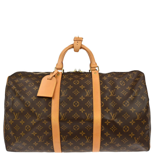 Louis Vuitton 2005 Monogram Keepall 50 Duffle Travel Handbag M41426