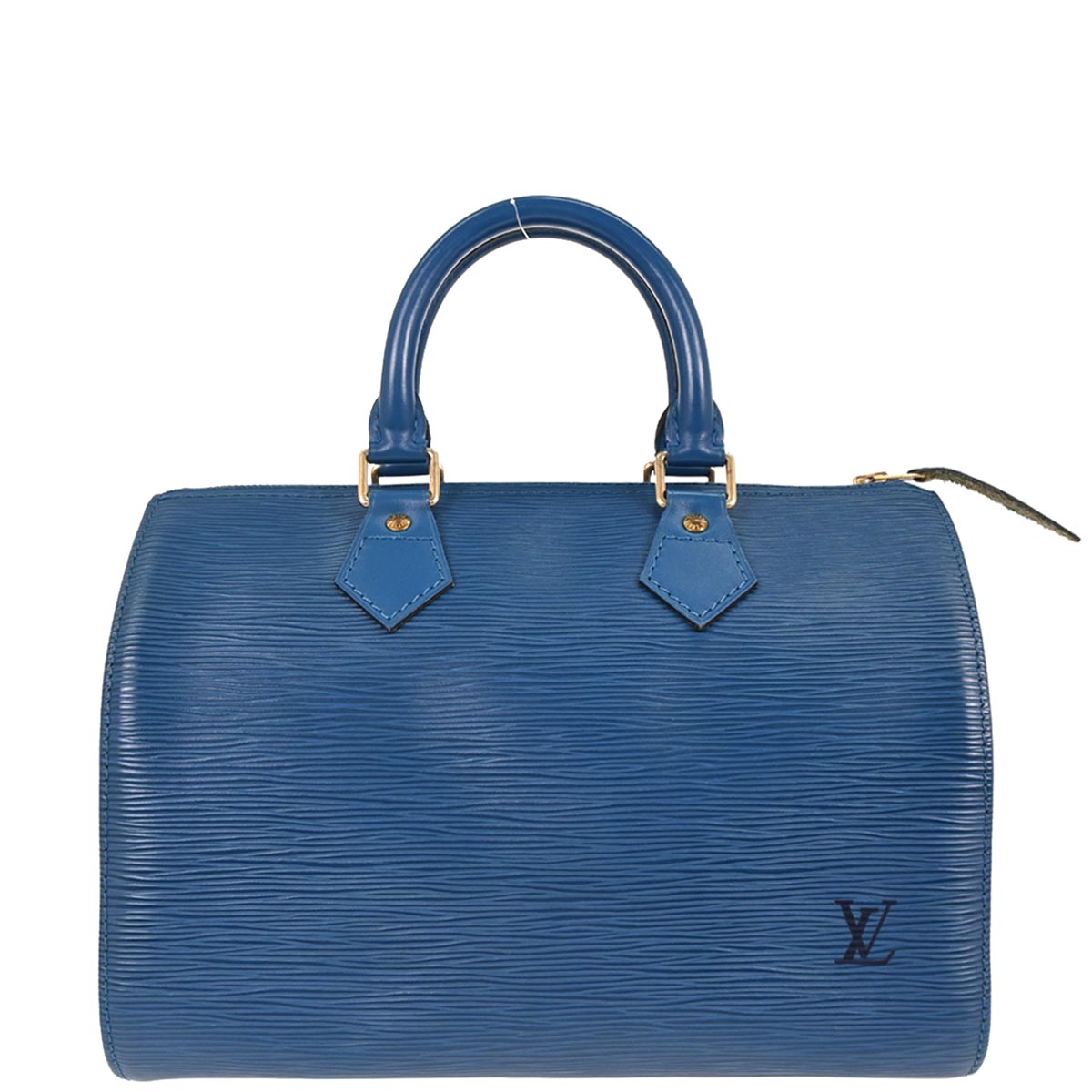 Louis Vuitton 1995 Blue Epi Speedy 25 Handbag M43015