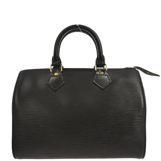 Louis Vuitton Black Epi Speedy 25 Handbag M43012