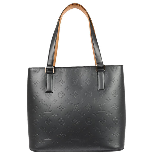 Louis Vuitton Blue Monogram Mat Stockton Tote Bag M55115