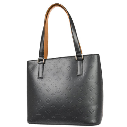 Louis Vuitton Blue Monogram Mat Stockton Tote Bag M55115
