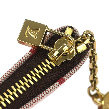 Louis Vuitton Red Monogram Mini Pochette Cles Coin Case M92238