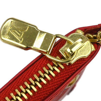 Louis Vuitton Red Epi Pochette Cles Coin Purse M63807