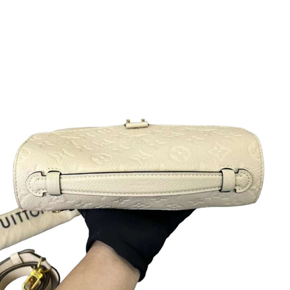 Louis-Vuitton Pochette Metis Empreinte White GHW