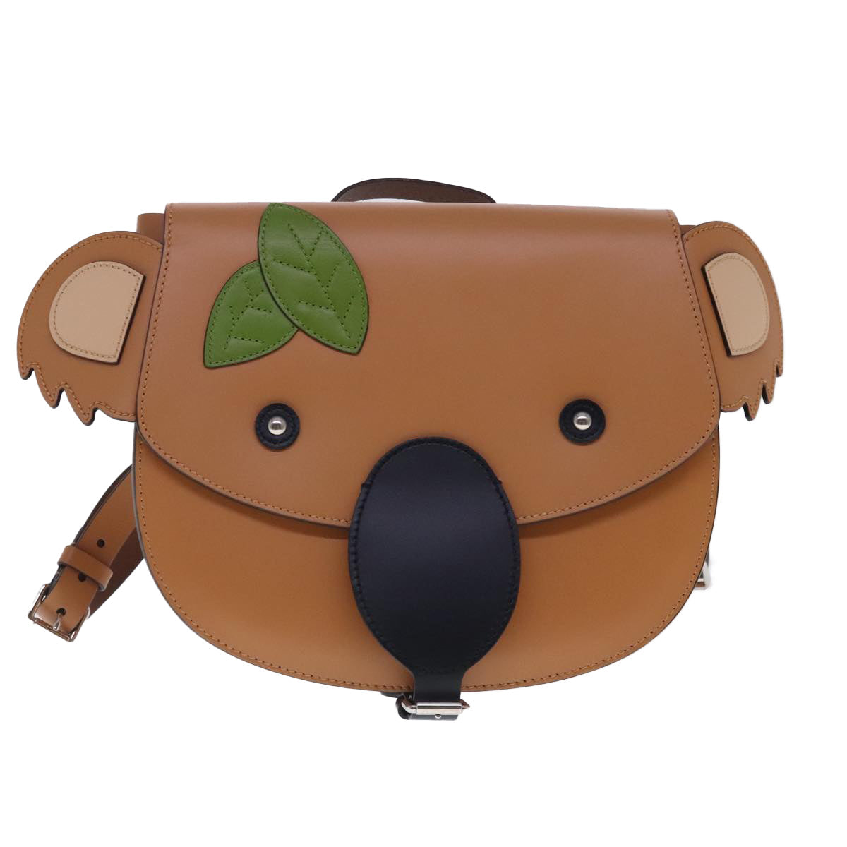 Gucci Brown Leather Backpack Bag ()