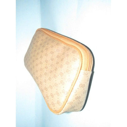 Gucci Vintage Purses Brown Patent Gg Canvas Clutch