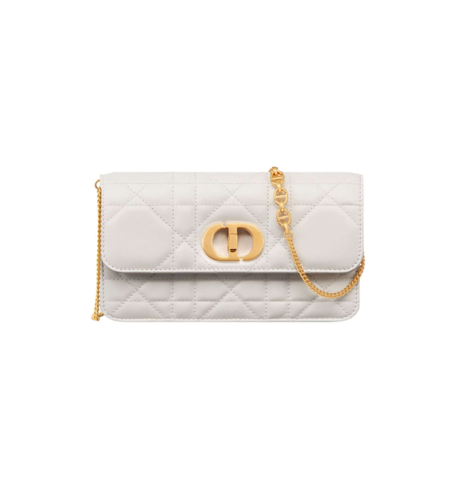 Miss Caro Pouch with Chain white