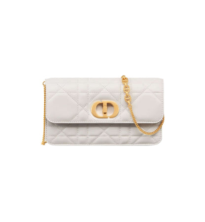 Miss Caro Pouch with Chain white