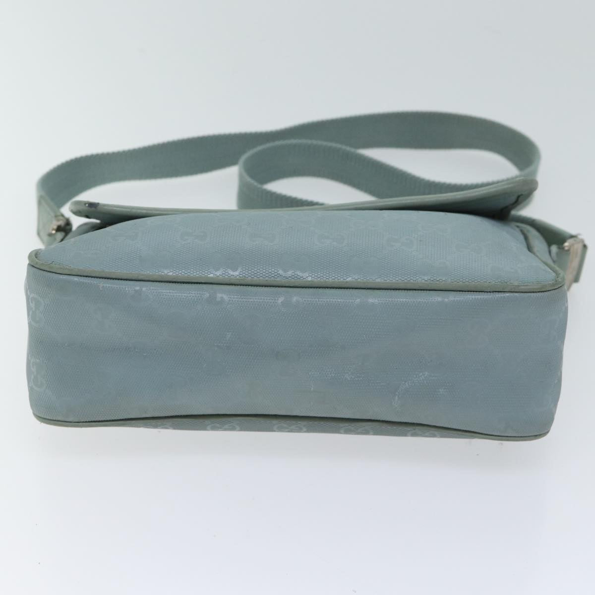 Gucci Gg Canvas Blue Canvas Shoulder Bag