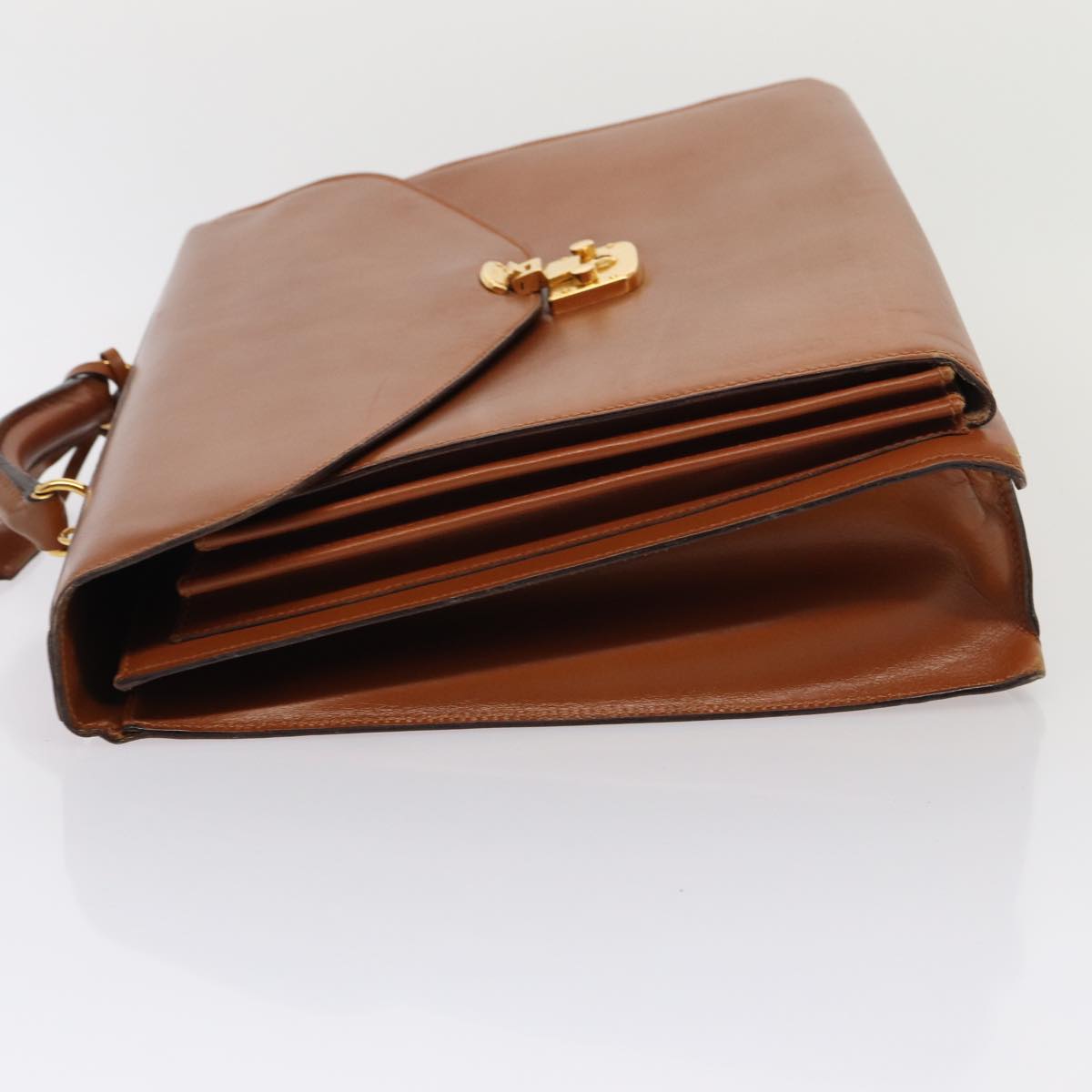 Gucci Brown Leather Briefcase Bag