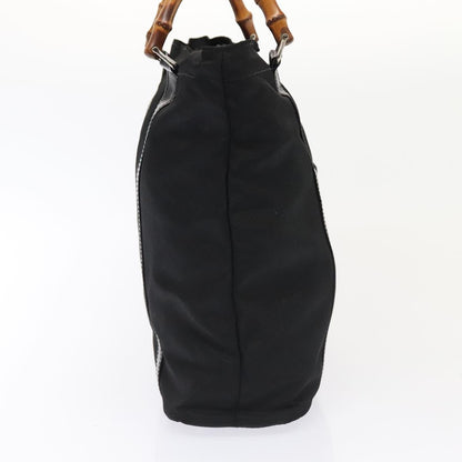 Gucci Bamboo Black Synthetic Handbag