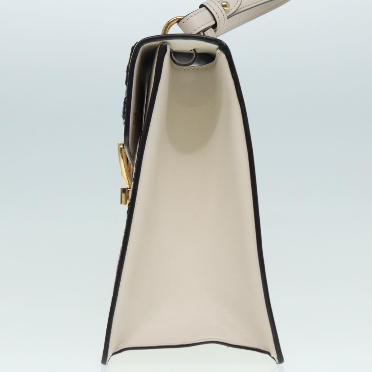 Gucci Sylvie White Leather Handbag