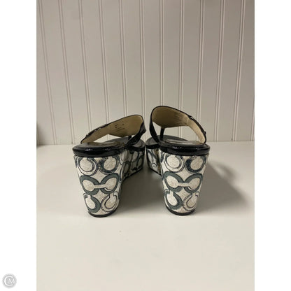 Sandals Designer By Coach In Black, Size: 10