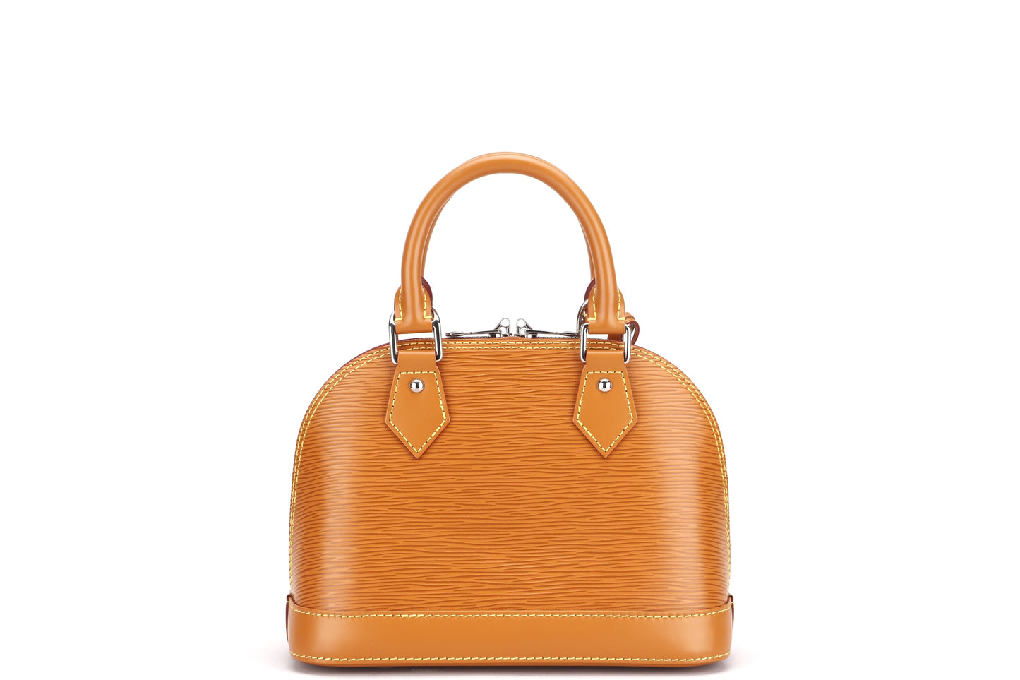 LOUIS VUITTON M57540 ALMA BB, GOLD MIEL EPI LEATHER, WITH STRAP, KEYS, LOCK, DUST COVER & BOX