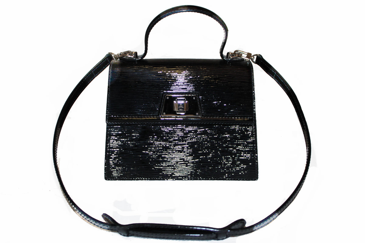 Louis Vuitton Black Electric Epi Leather Sevigne PM Bag | Italystation.com - Shop Now at italystation.com