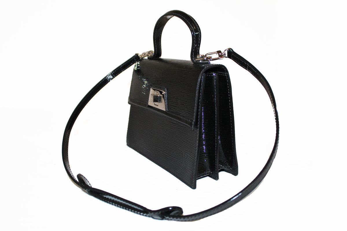 Louis Vuitton Black Electric Epi Leather Sevigne PM Bag