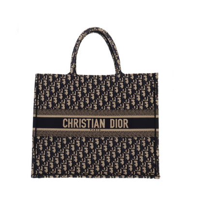 Dior Large Book Tote Blue Oblique