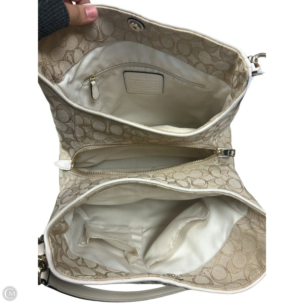 Handbag Designer By Coach, Size: Medium