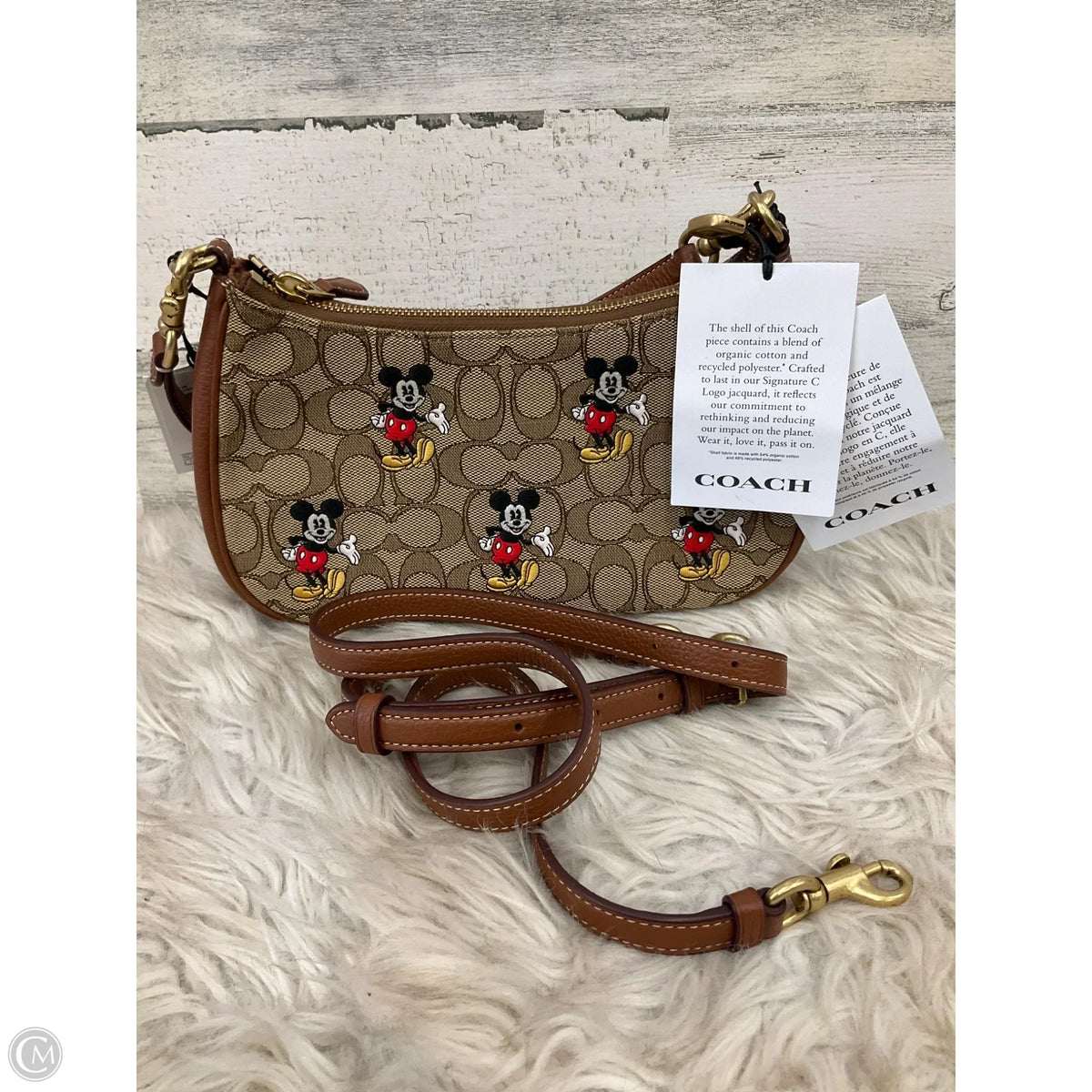 Crossbody Designer By Coach, Size: Small