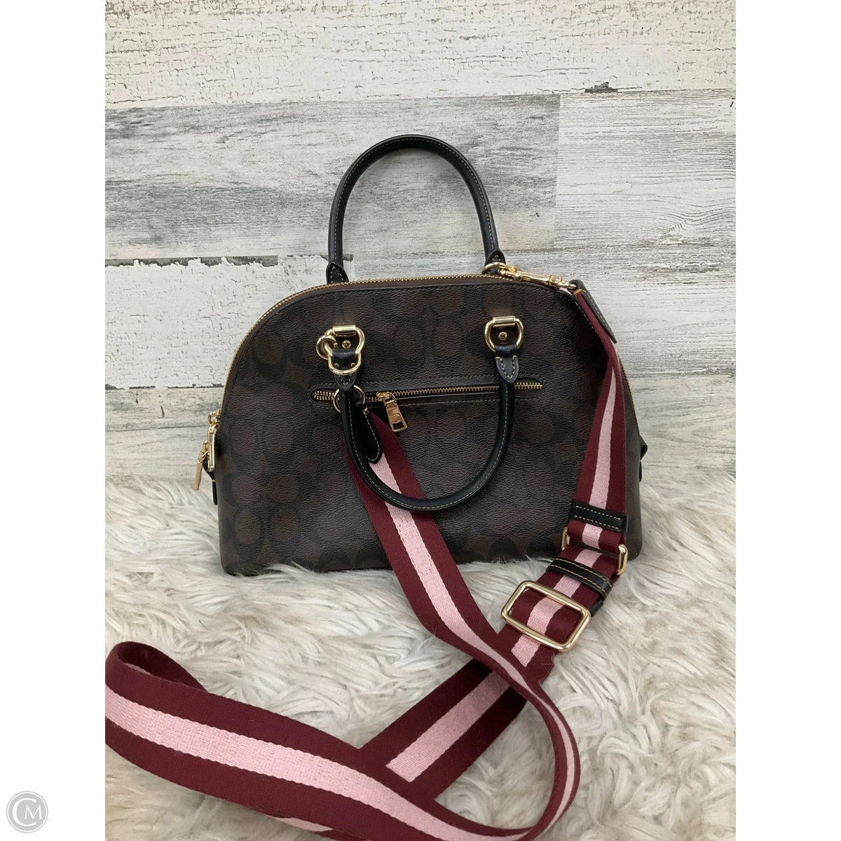 Crossbody Designer By Coach, Size: Medium