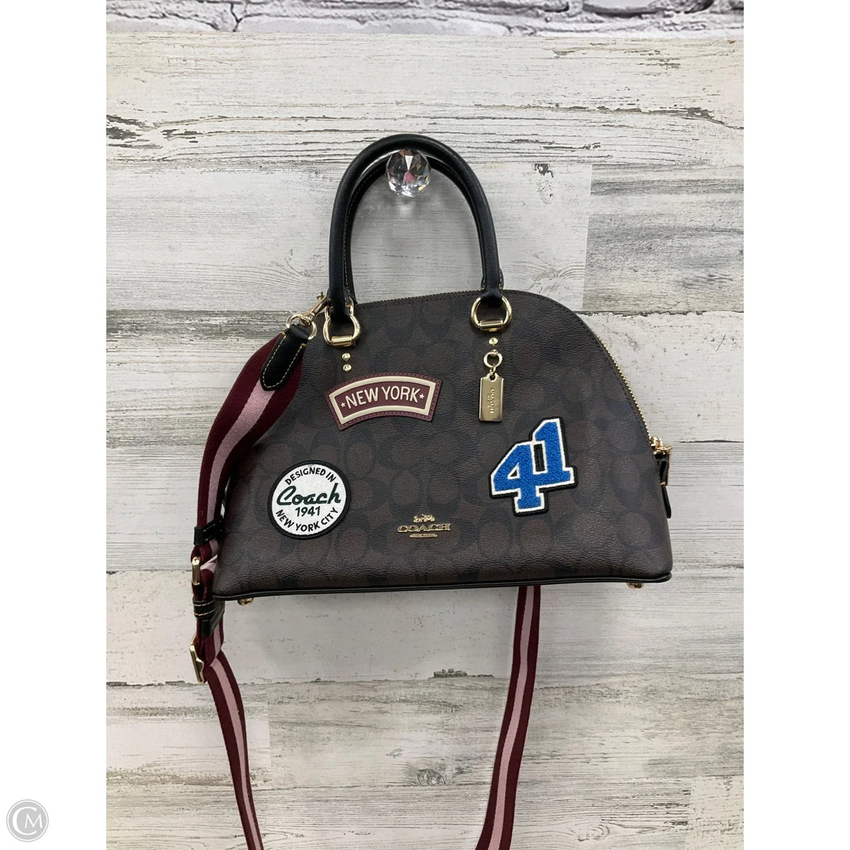 Crossbody Designer By Coach, Size: Medium