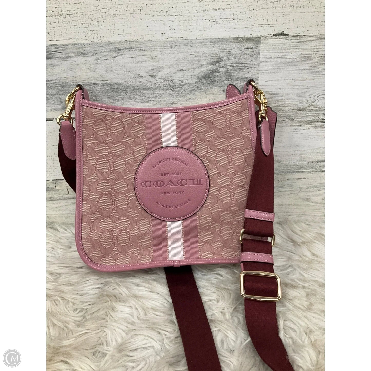 Crossbody Designer By Coach, Size: Medium
