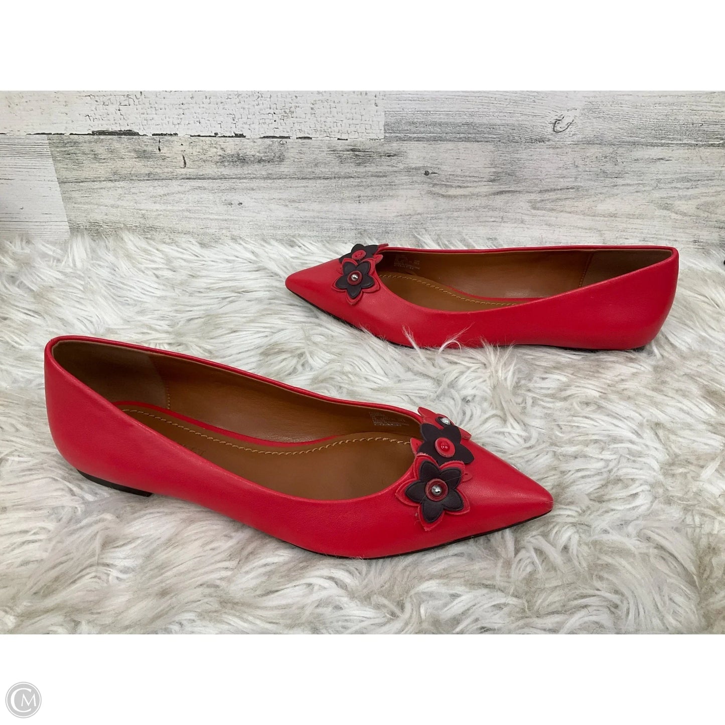 Shoes Designer By Coach In Red, Size: 8