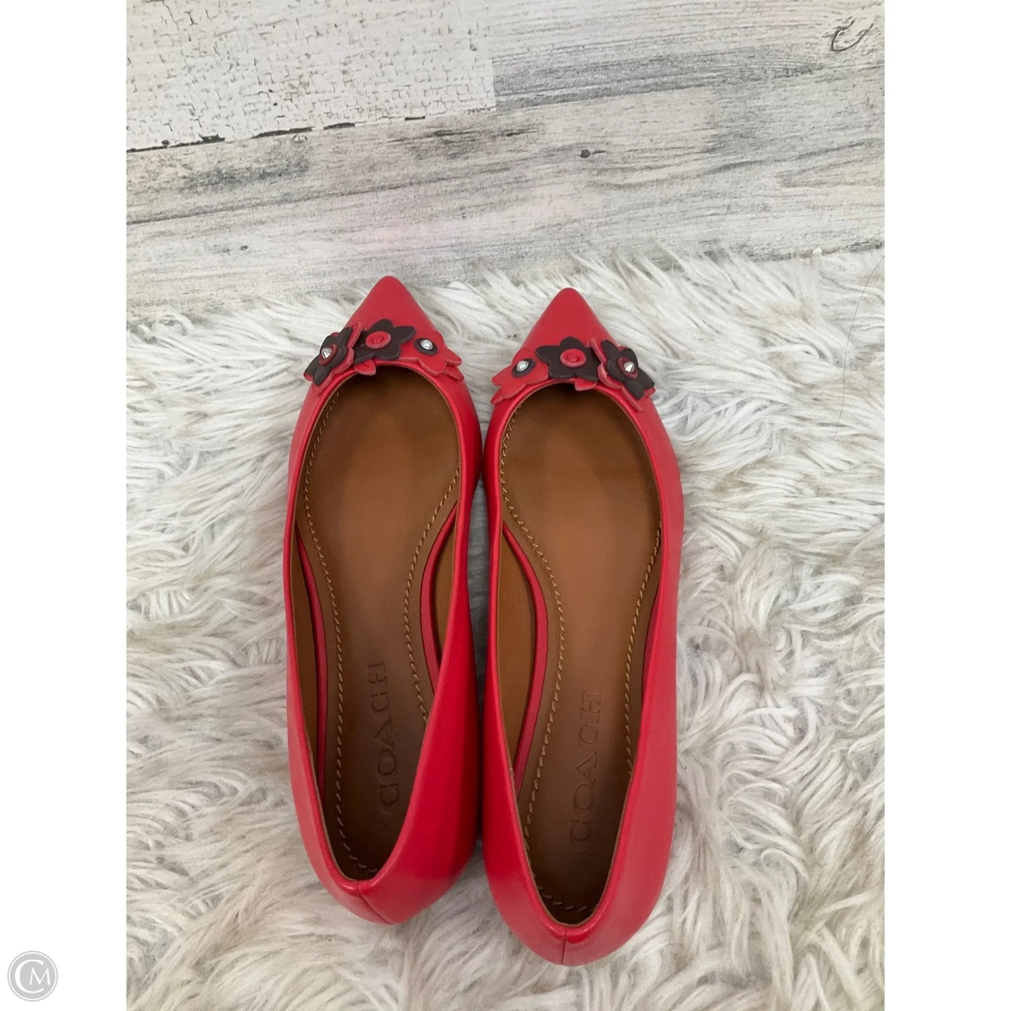 Shoes Designer By Coach In Red, Size: 8