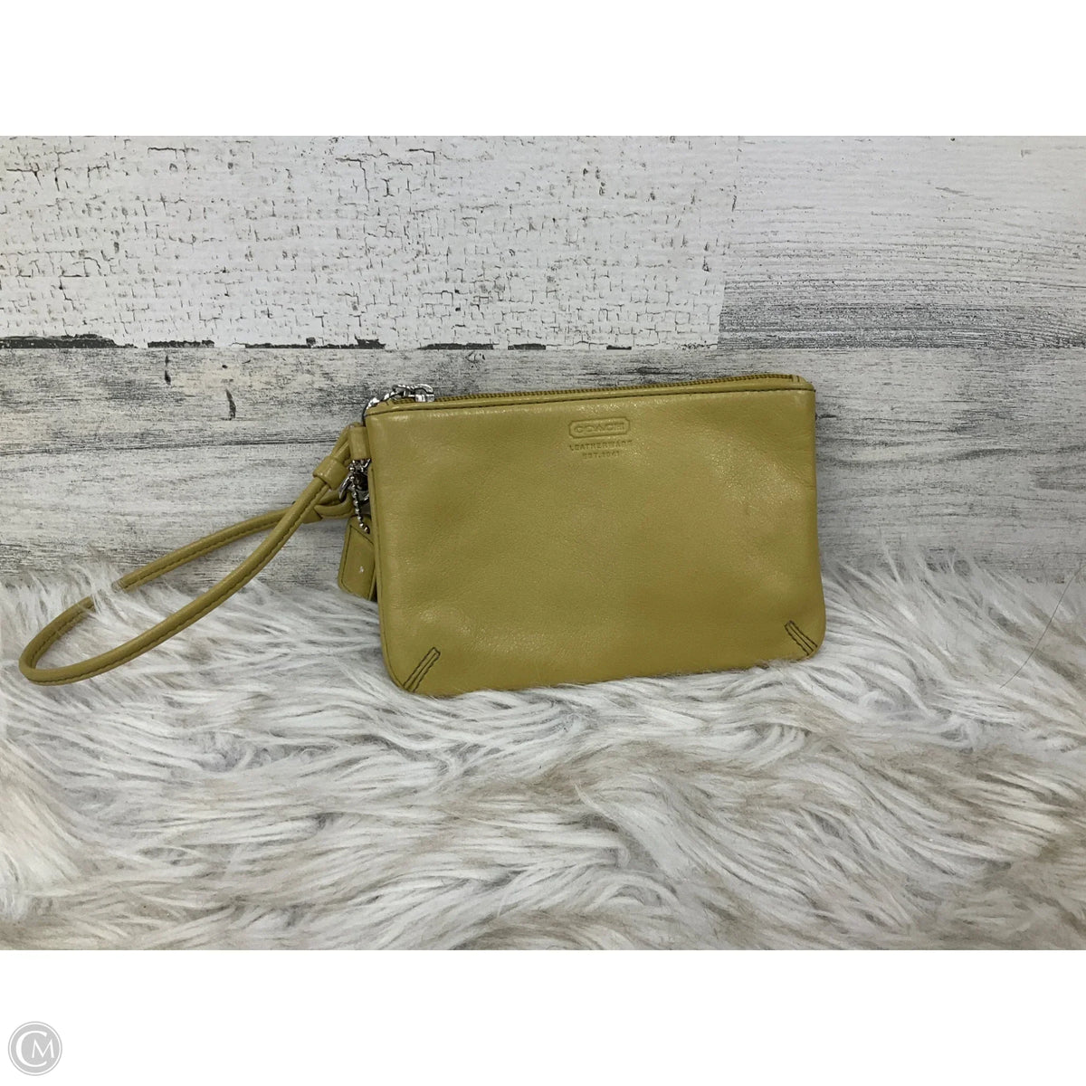 Coin Purse Designer By Coach, Size: Small