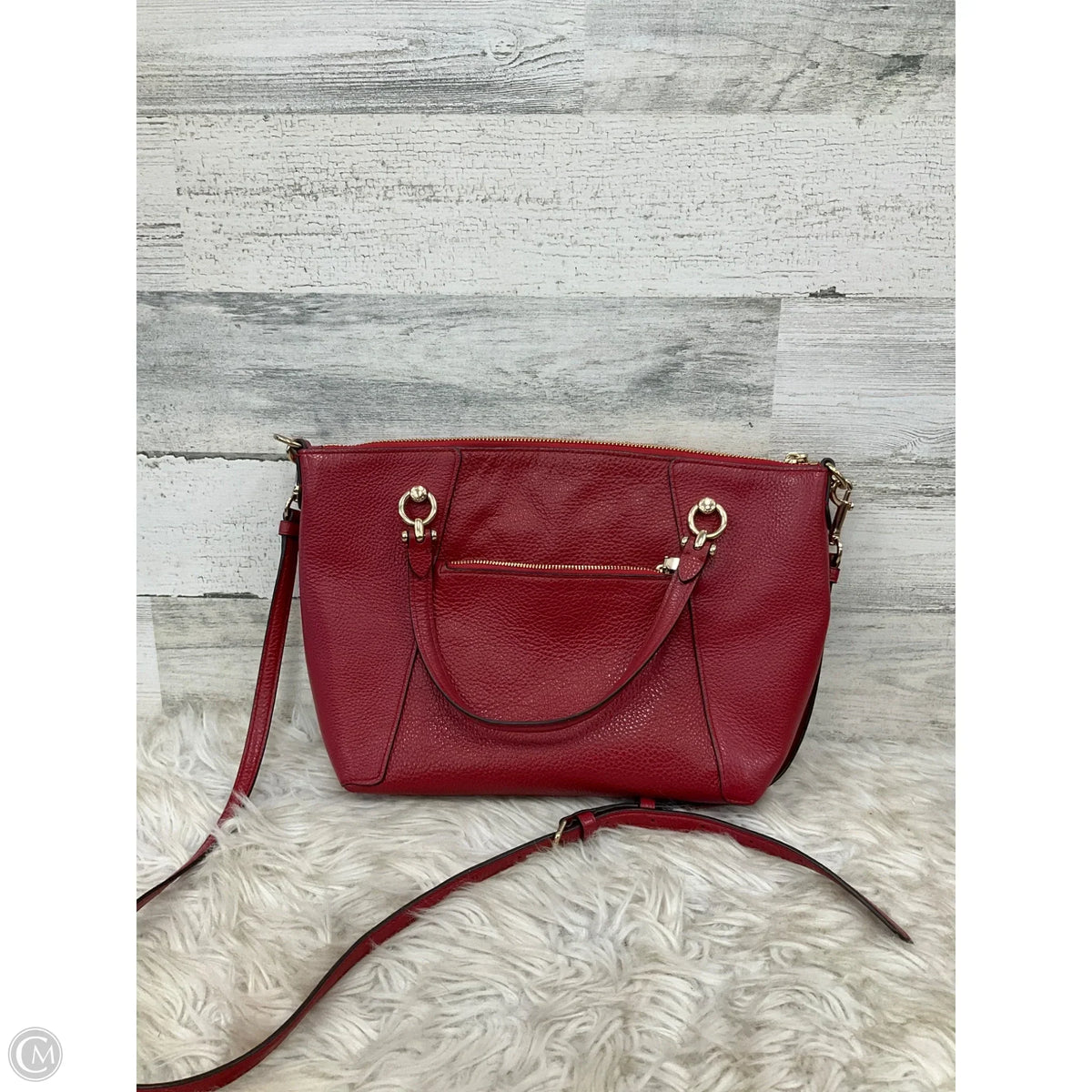 Crossbody Designer By Coach, Size: Medium