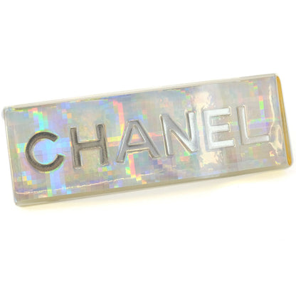 CHANEL Valletta A08682Y02019 ƒ�ƒ^ƒ‹�Aƒvƒ‰ƒXƒ`ƒbƒN Silver Women Used