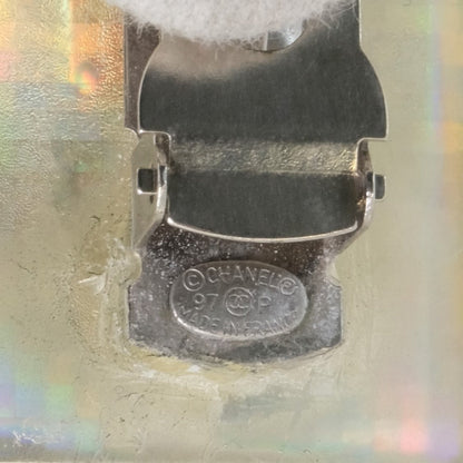 CHANEL Valletta A08682Y02019 ƒ�ƒ^ƒ‹�Aƒvƒ‰ƒXƒ`ƒbƒN Silver Women Used
