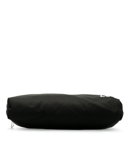 BURBERRY Women's Black Nylon Horseferry Print Clutch Bag in Black