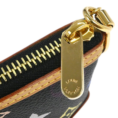 Louis Vuitton 2008 Black Multicolor Pochette Milla MM Handbag M60097