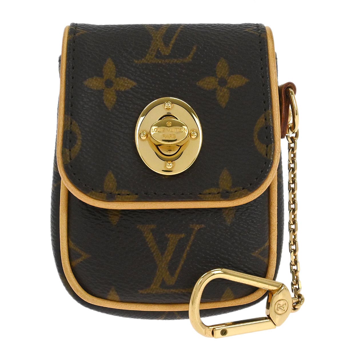 Louis Vuitton 2008 Monogram Pochette Tulum Pouch Bag Key Holder M60020