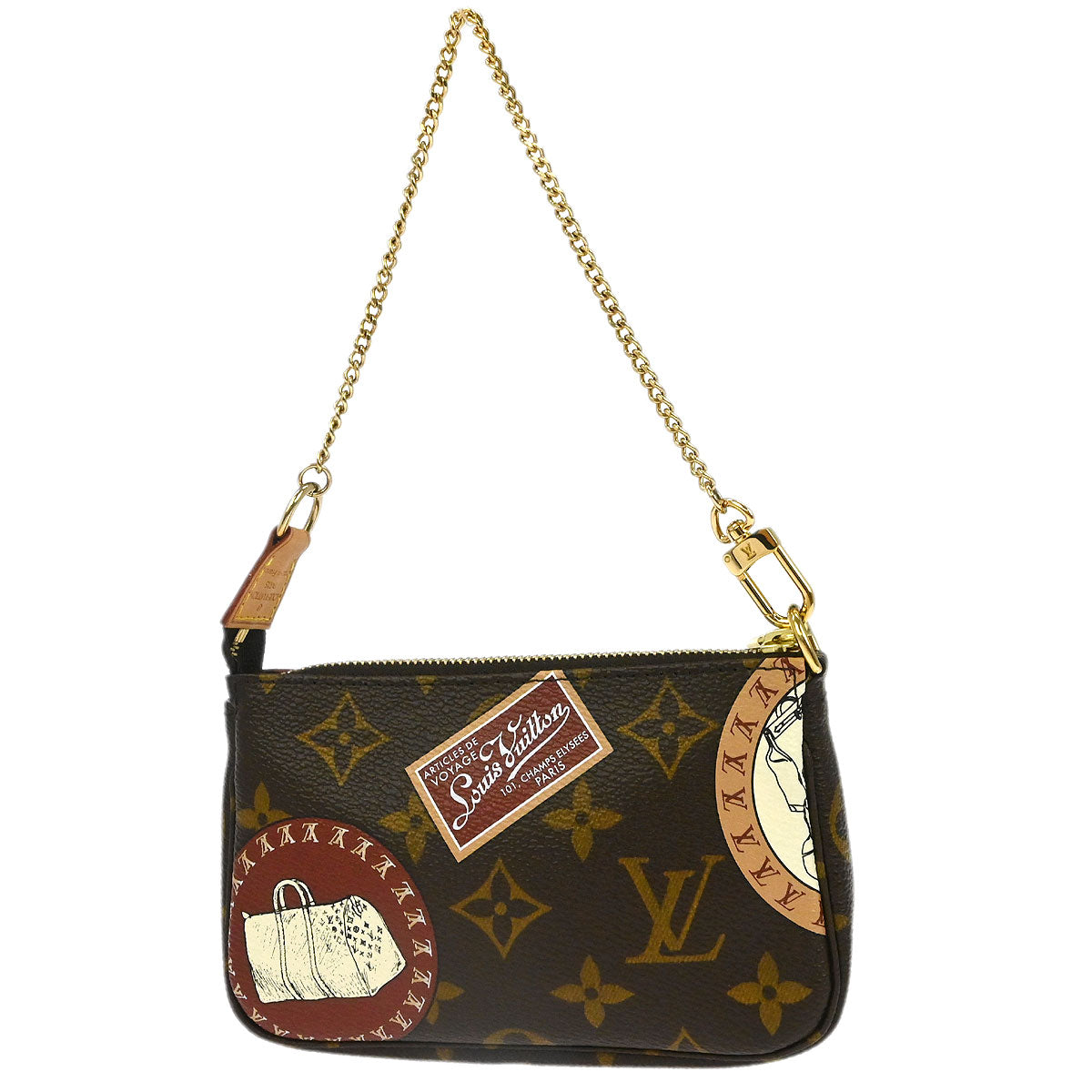 Louis Vuitton 2009 Monogram Mini Pochette Accessoires Handbag M95804