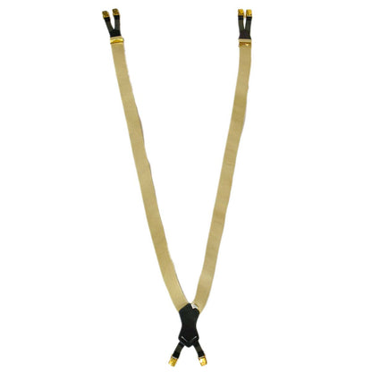 Chanel Suspenders Beige Small Good